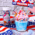Patriotic Sprinkles for Cake Decorating, Red White and Blue Sprinkles, Food Grade 4th of July Gold Sprinkles Star Sprinkles for Cupcake Cake Ice C...