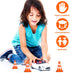 STOBOK Traffic Cone, 14pcs Traffic Signs Toys Miniature Traffic Road Cone Construction Toys Mini Cones Kids DIY Traffic Roadblock Toy for Kids Edu...
