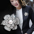 Sparkly Flower Brooch Pin for Women with Beautiful Created Crystal | Brooches and Pins for Women | Crystal Jewelry | Women's Brooches & Pins | Flo...