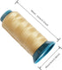 Hair Weaving Thread with C/J/I/T Needles 1500 Yards 210 D Strength Polyester Thread Sewing Thread for Making Wigs Hair Extension Kit (Blonde)...