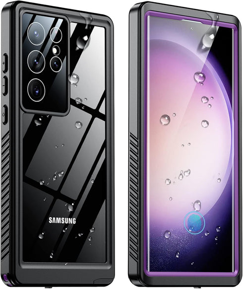SPIDERCASE Designed fo Galaxy S23 Ultra Case Waterproof,Built-in Screen Protector Full Protection Heavy Duty Shockproof Anti-Scratched Rugged Case...