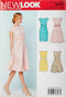 NEW LOOK Patterns Misses' Dresses A (8-10-12-14-16-18-20) 6447...