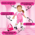 6pc Horseback Riding Outfit - 18" Doll Clothes & Accessories Compatible w American Girl Dolls - Equestrian Set includes Hat, Shirt, Jacket, Pants,...