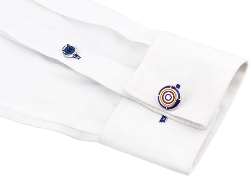 Knighthood Men's Interesting Detailing Tuxedo Cufflinks Silver Shirt Cuff Links Business Wedding Gifts with Gift Box...