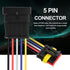 G 5 Pin Way Electrical Wire Connector Male Female Plug Socket Quick Disconnect Waterproof Plug Play for Car Truck Motorcycle Marine Boat...