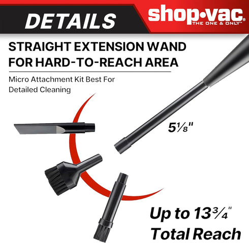Shop Vac Micro-cleaning 80189 (1-1/4" / 3,2 cm)...