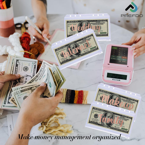 80 Cash Envelope Labels Stickers, Gold Budget Binder Label Stickers, Budgeting Planner Letter Stickers for Cash Envelopes & A6 Binder, Money Organ...