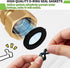 Boltigen Garden Hose Swivel Connector, 3/4GHT Garden Hose Swivel Fitting, 360 Degree Male to Female Hose Adapter for Outdoor...