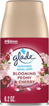 Glade Automatic Spray Refill, Air Freshener for Home and Bathroom, Blooming Peony & Cherry, 6.2 Oz...