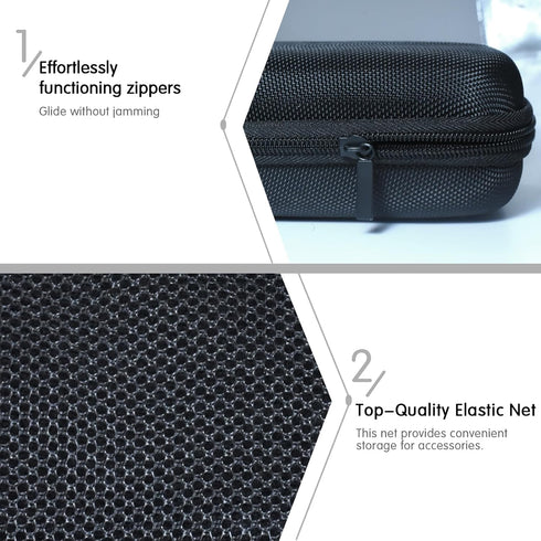 Case for JBL GO 4 GO 3 Portable Bluetooth Speaker, Eco Cover for JBL GO 4 Speaker with Adapter Slots, Waterproof and Dustproof Feature, Black - Ca...