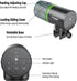 FREESEA Automatic Fish Feeder for Aquarium: Auto Fish Food Dispenser with Timer for Small Tank Betta Turtle - Battery Vacation Self Feeding for Fl...