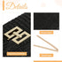 Freie Liebe Straw Shoulder Bag for Women Summer Straw Crossbody Purse Beach Woven Purse Wicker Rattan Envelope Handbag...