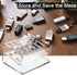 USB Flash Drive Holder Stand USB Memory Stick Storage Organizer, Acrylic USB Flash Drive Case Rack Holds up to 12 USB Flash Drives Thumb Drives Ju...