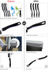 Crevice Cleaning Brush, Ginsco 7 Pcs Hard Bristle Crevice Cleaning Brush, Multifunctional Hand Held Gap Cleaning Brush Kits, Thin Cleaning Tools f...