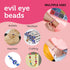 Incraftables Evil Eye Beads for Jewelry Making (24 colors). Best Evil Eye Bracelets kit (720pcs). Round Evil Eye Glass Beads for DIY Charms & Neck...