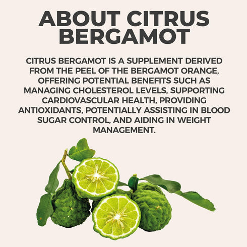NewLife Naturals Citrus Bergamot Supplements 500 MG for Cholesterol Support- Cholesterol Supplement - 120 Veggie Capsules...