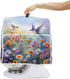 Hummingbird Stand Mixer Cover Washable, Daisy Kitchen Appliance Cover for 6-8 Quart Mixers Dust Protection Food Processor Cover Kitchen Mixer Part...