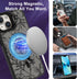 OOK Magnetic Case for iPhone 13 with Kicstand?Compatible with Magsafe? Built-in Camera Stash Stand Slim Translucent Matte Case for iPhone 13, Blac...