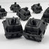 GATERON Oil King V2 Pre-lubed Keyboard Switches, 5-Pin 55gf Black Linear Switches Compatible for MX Mechanical Keyboard DIY(10PCS,Black)...