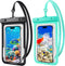 2 Pcs Waterproof Phone Pouch, Universal Waterproof Phone Case for iPhone Samsung Google Up to 7.3'', IPX8 Water Proof Cellphone Dry Bag for Snorke...