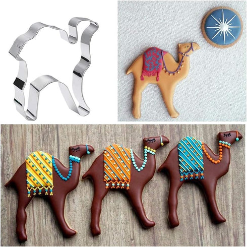 Islamic Ramadan Cookie Cutter Set, Eid Mubarak Party Decor, DIY Fondant Cake Baking Tools - Set of 6...