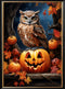 Leczany Cross Stitch Stamped Kit for Adults or Kids - Owl | DIY Embroidery Starter Patterns Craft Kit Needlepoint for Beginner | 11CT, 3 Strands |...