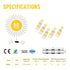 Kuject 50PCS Solder Seal Wire Connectors AWG 12-10, Yellow Solder Seal Heat Shrink Butt Connectors Terminals Solder Sleeve Waterproof Wire Splice ...