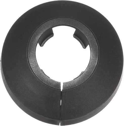 uxcell Pipe Cover Decoration, 16mm PP Plastic Escutcheon Water Pipe Drain Line Cover Black 10pcs...