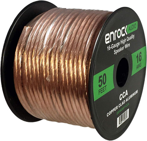 Enrock 50 Feet 16 Gauge Speaker Wire...
