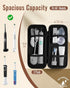 2in1 Electric Toothbrush Travel Bag Soft Case - Fits for Oral-B Pro/Philips Sonicare/iO Series Toothbrushes Cover Tooth Brush Storage Tooth Brushi...