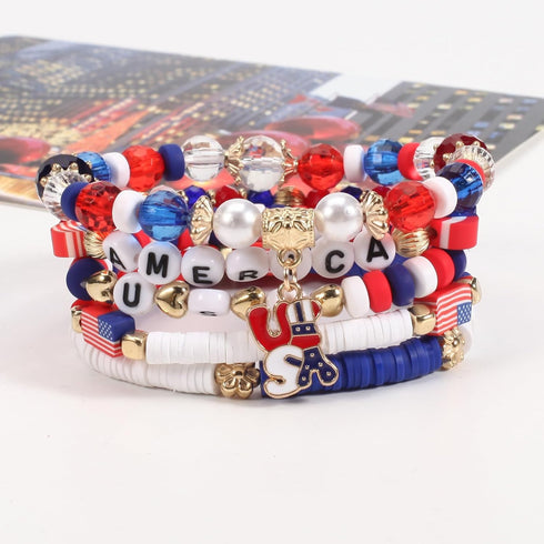 Ardorchid Halloween Bracelets for Women Pumpkin Ghost Steleton Bat Skull Beaded Stackable Stretchy Bracelet Rugby Thanksgiving Christmas Heishi Br...