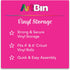 ArtBin 6864AS Vinyl Storage Rack, Stores 12 Vinyl Rolls, White...
