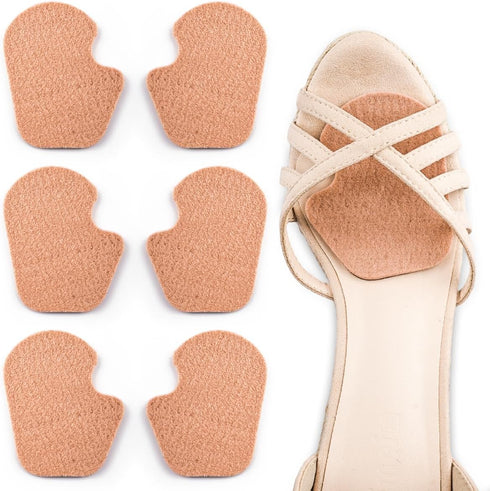 Wool Felt Ball of Foot Cushion Shoe Insoles for Metatarsalgia Mortons Neuroma, Self-Adhesive Gel Metatarsal Foot Pads Insert for Sesamoid Pain Rel...