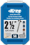 Kreg SML-C250-50 Zinc Pocket-Hole Screws, 2 1/2 Inch, 8 Coarse Thread, Maxi-Loc Head (50 Count)...