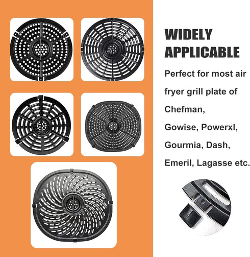Rubber Bumpers for Air Fryer, 4 PCS Premium Rubber Feet, Silicone Pieces, Rubber Tips, Anti-scratch Protective Cover of Air Fryer Tray Replacement...