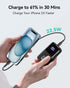 INIU Portable Charger, Smallest 22.5W 10000mAh Power Bank, USB C in/Output Fast Charging 3-Output Mini Battery Pack Charger with Phone Holder for ...