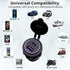 USB C Car Charger Socket, AWADUO 12V/24V Quick Charge 3.0 + PD Socket Waterproof Compatible with iPhone 13 12 11 Pro Max XS......
