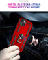 Military Grade Drop Impact for iPhone 14 Case 360 Metal Rotating Ring Kickstand Holder Armor Heavy Duty Shockproof Case for iPhone 14 Phone Case (...