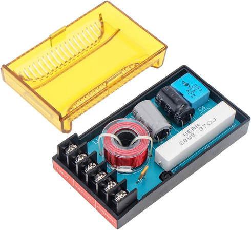 2 Way Crossover for Speaker, WEAH-2001 2pcs Speaker Frequency Divider 2 Way Car Audio Speakers Two Crossover Divider Crossover Filter...