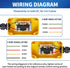 USLICCX 12V DC Dump-Trailer Remote-Control-Switch - for Double/Single Acting Electric Hydraulic Pumps Kit Power Unit Truck Gate Tipper Trailer Hoi...