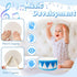 Kids Drum Set,8 Inch Wooden Drum Toys,Educational Baby Drum Toys with an Adjustable Strap and 2 Drumsticks,Sensory Musical Instrument Drum for Tod...