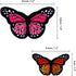 AUGSUN 40pcs Butterfly Iron on Patches, 2 Size Embroidered Sew Applique Repair Patch...