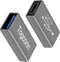 USB C to USB 3.0 Adapter (2 Pack),USB Type-C (Female) to USB A (Female) Coupler Convert,Bi-Directional High Speed USB Extension Connector Support ...