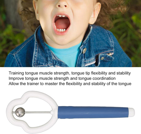 Tongue Tip Exerciser, 2 Modes Safe Training Tongue Muscle Strength Mouth Trainer Oral Muscle Strength Tongue Training Tool Tongue Tips Training To...