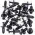 Rexka 25pcs Fender Liner Wheelhouse Liner Splash Shield Under Cover Bumper Cover Rivet Push Type Retainer Clip Fasteners for Mercedes Benz 124-990...