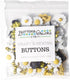 Buttons Galore Christmas Lights Super Value Pack Craft Buttons, Yellow 50 Pack...