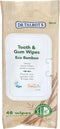 Dr. Talbot's Eco Bamboo Baby Tooth and Gum Wipes Naturally Inspired With Citroganix, 1-pack, 48 count...