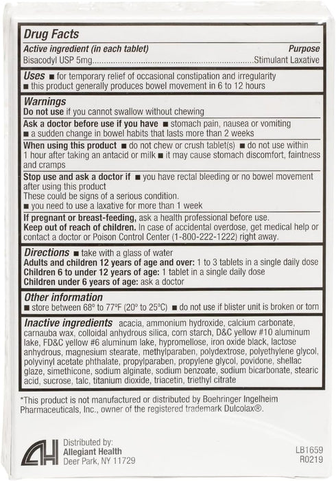 HealthA2Z Laxative Bisacodyl 5mg | Gentle and Fast Overnight Relief for Constipation (75 cout (Pack of 3))...
