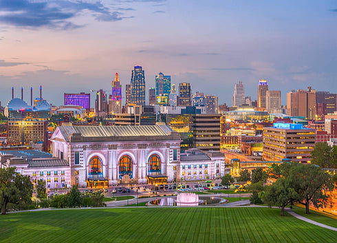 Diamond Painting City Kansas City Missouri USA Skyline for Adult Painting Kits Diamond Art Perfect for Home Wall Decor 16"x20"...