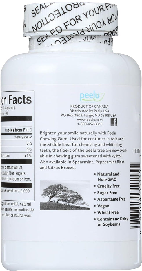 the Peelu Co. Chewing Gum, Cinnamon Sass, 100-Count...